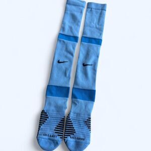 Nike Sky Blue and Dark Blue Knee-High Athletic Socks